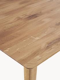 Mesa de comedor de madera de roble maciza Archie, tamaños diferentes, Madera de roble maciza aceitada con certificación FSC, Madera de roble aceitada, An 180 x F 90 cm