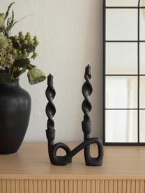 Candelabro de diseño Mashel, Plástico, Negro, An 21 x Al 17 cm