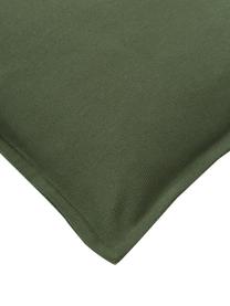 Housse de coussin en coton vert mousse Mads, 100 % coton, Vert mousse, larg. 40 x long. 40 cm