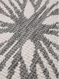 Tappeto rotondo reversibile da interno-esterno Madrid, 100% polipropilene, Grigio, crema, Ø 200 cm (taglia L)