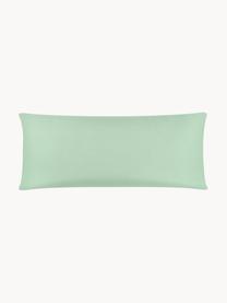 Funda de almohada de satén Comfort, 45 x 110 cm, Verde salvia, An 45 x L 110 cm