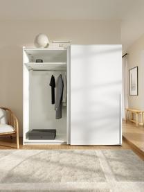 Modulární šatní skříň s posuvnými dveřmi Leon, šířka 200 cm, různé varianty, Bílá, Interiér Premium, Š 200 x V 236 cm