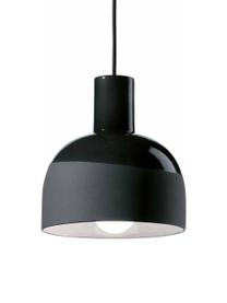 Lampa wisząca z ceramiki Caxixi, Czarny, Ø 22 x W 27 cm