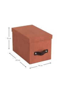 Úložné boxy Kristina II, 2 ks, Terakotová, Š 14 cm, V 15 cm