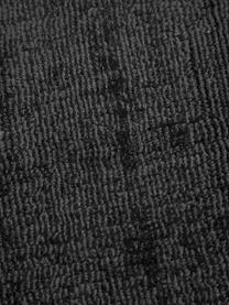 Handgeweven viscose vloerkleed Jane, Onderzijde: 100% katoen Het in dit pr, Antraciet, B 160 x L 230 cm (maat M)