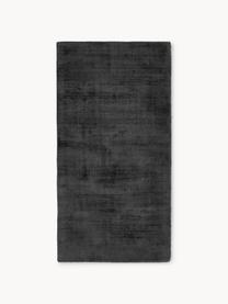 Tapis en viscose tissé main Jane, Anthracite, larg. 160 x long. 230 cm (taille M)