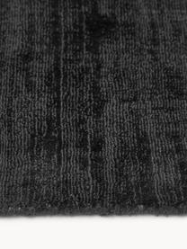 Tapis en viscose tissé main Jane, Anthracite, larg. 160 x long. 230 cm (taille M)