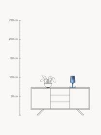 Lampa stołowa LED Take, Niebieski, transparentny, S 19 x W 31 cm