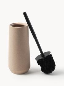 Brosse pour WC Leibi, Blanc crème, Ø 10 x haut. 35 cm