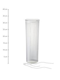 Bote de plástico Fonte, Plástico (PMS), Transparente, Ø 11 x Al 31 cm, 1,7 L