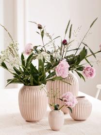 Ručne vyrobená dizajnová váza Hammershøi, Porcelán, Bledoružová, Ø 17 x V 20 cm