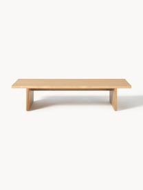Nízký dřevěný konferenční stolek Dako, Jasanové dřevo, Š 120 cm, V 25 cm