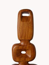 Pieza decorativa grande artesanal de madera de teca Ornament, Madera de teca, Madera de teca, An 25 x Al 71 cm