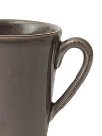 Tasse style compagnard Constance, 2 pièces, Grès cérame, Brun, Ø 9 x haut. 10 cm, 250 ml