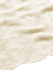 Dětský plyšový pléd z organické bavlny Scallop, 100 % bio bavlna, s certifikátem GOTS, Béžová, D 100 cm, Š 80 cm
