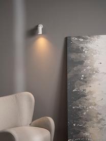 Kleiner Verstellbarer Wand- und Deckenstrahler Tori, Lampenschirm: Aluminium, beschichtet, Weiß, Ø 6 x T 13 cm