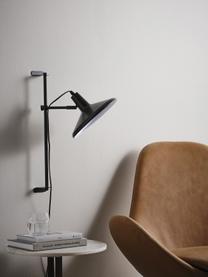 Veľká nastaviteľná nástenná lampa Twiss, Čierna, H 40 x V 50 cm