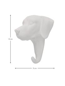 Patère en porcelaine Dog, Blanc