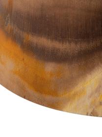 Stolik pomocniczy z drewna suar Alba, Drewno suar, Brązowy, beżowy, Ø 40 x W 45 cm