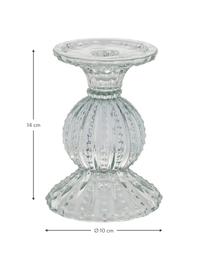 Kandelaar Silva, Glas, Transparant, Ø 10 x H 14 cm