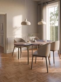 Oválný jídelní stůl Mavi, v různých velikostech, Akáciové dřevo, zlatá, Š 180 cm, H 90 cm