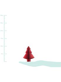Komplet ozdób choinkowych  Christmas-Mix, 4 elem., Papier, Pompejański czerwony, Różne rozmiary