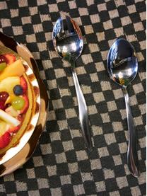 Hochglanzpoliertes Salatbesteck Waverly, Edelstahl, Silberfarben, hochglanzpoliert, L 26 cm
