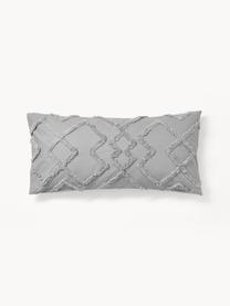 Fundas de almohada de percal Faith, 2 uds, Gris, 40 x 80 cm