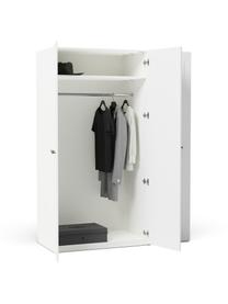 Modularer Drehtürenschrank Charlotte, 150 cm Breite, mehrere Varianten, Korpus: Spanplatte, FSC-zertifizi, Weiß, Classic Interior, B 150 x H 200 cm