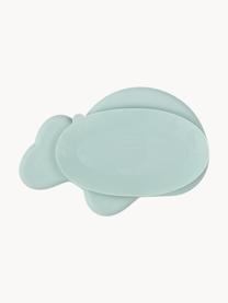 Piatto per snack aderente Wally, 100% silicone, Azzurro, Larg. 22 x Alt. 3 cm