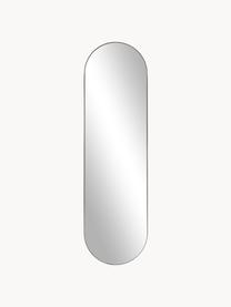 Ovale wandspiegel Lucia, Lijst: gecoat metaal, Zwart, B 40 x H 140 cm
