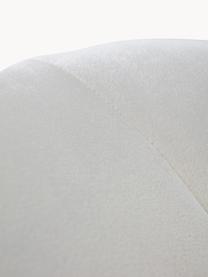 Cuccia in velluto per animali Papavero, Rivestimento: velluto (100% poliestere), Struttura: compensato, pannelli MDF , Bianco latte, Ø 55 x Alt. 35 cm
