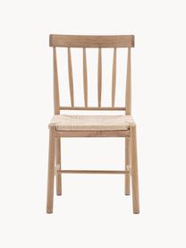 Ručne vyrobené dubové stoličky Eton, 2 ks, Dubové drevo, svetlobéžová, Š 46 x H 45 cm