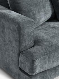 Ecksofa Tribeca, Bezug: 100 % Polyester Der strap, Gestell: Buchenholz, Kiefernholz, , Webstoff Graublau, B 274 x T 192 cm, Eckteil rechts