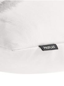 Funda de cojín Cool, 100% algodón, Blanco, gris, An 40 x L 60 cm