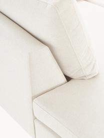 Ecksofa Luna, Bezug: 100 % Polyester, Oeko-Tex, Gestell: Massives Buchenholz, Schi, Webstoff Off White, B 280 x T 184 cm, Eckteil rechts