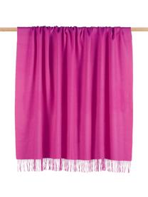 Alpacawollen plaid Luxury, Roze, 130 x 200 cm