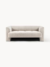 Sofa Bobi (2-osobowa), Tapicerka: 88% poliester, 12% nylon , Stelaż: lite drewno sosnowe z cer, Kremowobiała tkanina, S 178 x G 82 cm