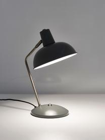 Lampa biurkowa Hood, Zielony, odcienie mosiądzu, S 20 x W 38 cm