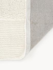 Flauschiger Hochflor-Teppich Zion mit erhabener Hoch-Tief-Struktur, Flor: Mikrofaser (100 % Polyest, Cremeweiß, B 200 x L 300 cm (Größe L)