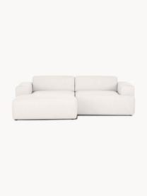 Ecksofa Melva (3-Sitzer), Bezug: 100% Polyester Der hochwe, Gestell: Massives Kiefernholz, Spa, Webstoff Greige, B 239 x T 143 cm, Eckteil links