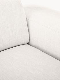 Canapé d'angle 3 places Melva, Tissu blanc cassé, larg. 239 x prof. 143 cm, méridienne à gauche