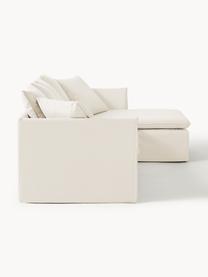 Ecksofa Mila (3-Sitzer), Bezug: 100% Polyester Der hochwe, Gestell: Kieferholz, Faserplatte, , Webstoff Beige, B 230 x T 170 cm, Eckteil rechts