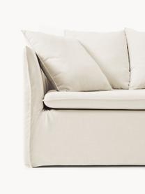 Canapé d'angle 3 places Mila, Tissu beige, larg. 230 x haut. 85 cm, méridienne à droite