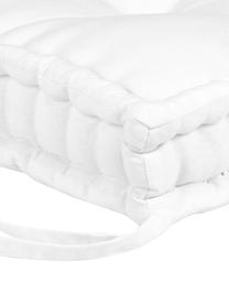 Coussin de chaise crème Kiara, Blanc crème