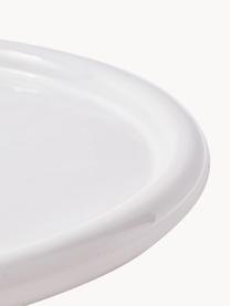 Ručně vyrobený servírovací talíř z keramiky Diving Duck, Keramika, Bílá, zlatá, Ø 40 cm