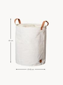Boîte de rangement Premium, Beige clair, brun, Ø 40 x haut. 45 cm
