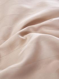 Housse de couette en satin Willa, Beige clair, larg. 240 x long. 220 cm