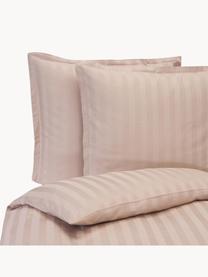 Housse de couette en satin Willa, Beige clair, larg. 240 x long. 220 cm