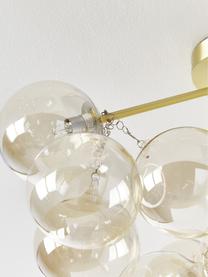 Stropní svítidlo se skleněnými koulemi Bubbles, Zlatá, Ø 60 cm, V 36 cm